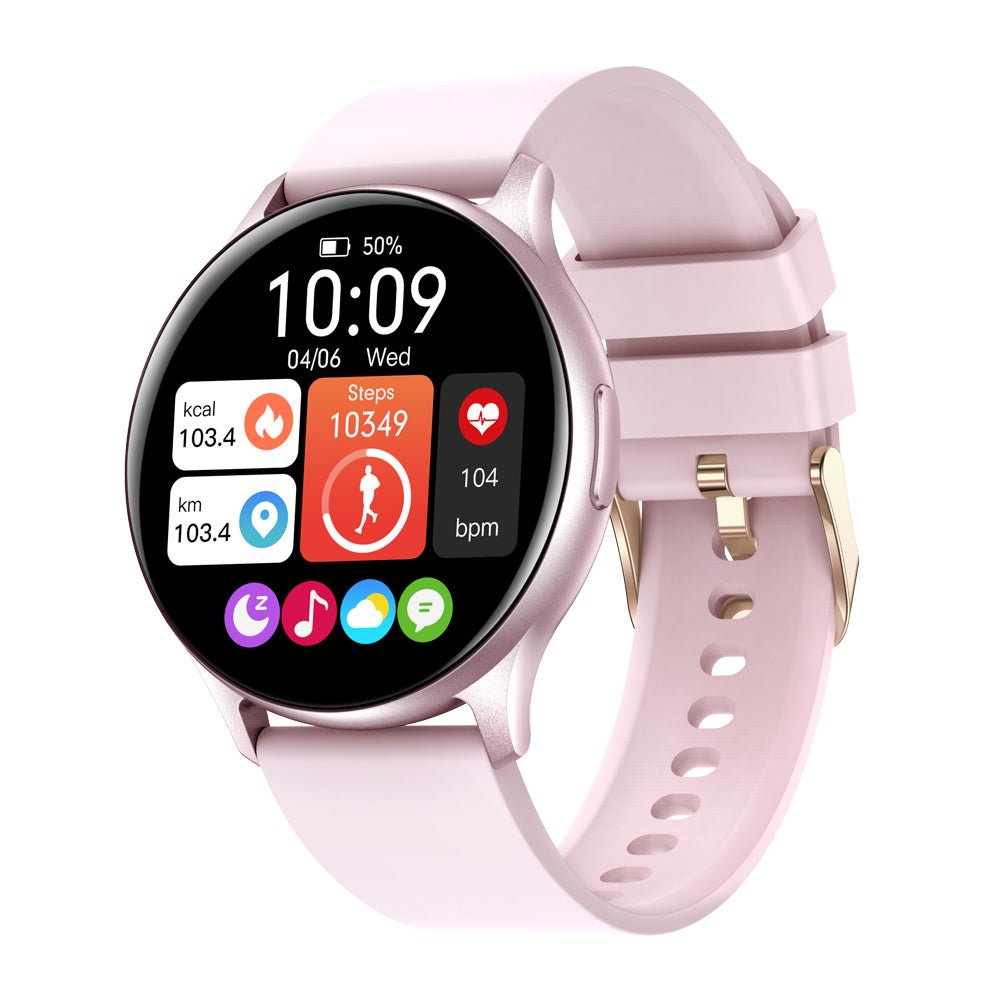 Smartwatch and Fitness Tracker with Bluetooth - SmartVibe Pro-Pink-State of Style