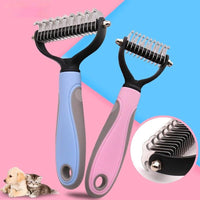 SmoothGroom Double-Sided Pet Grooming Comb-Blue-State of Style