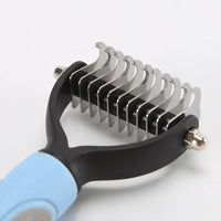 SmoothGroom Double-Sided Pet Grooming Comb-Blue-State of Style