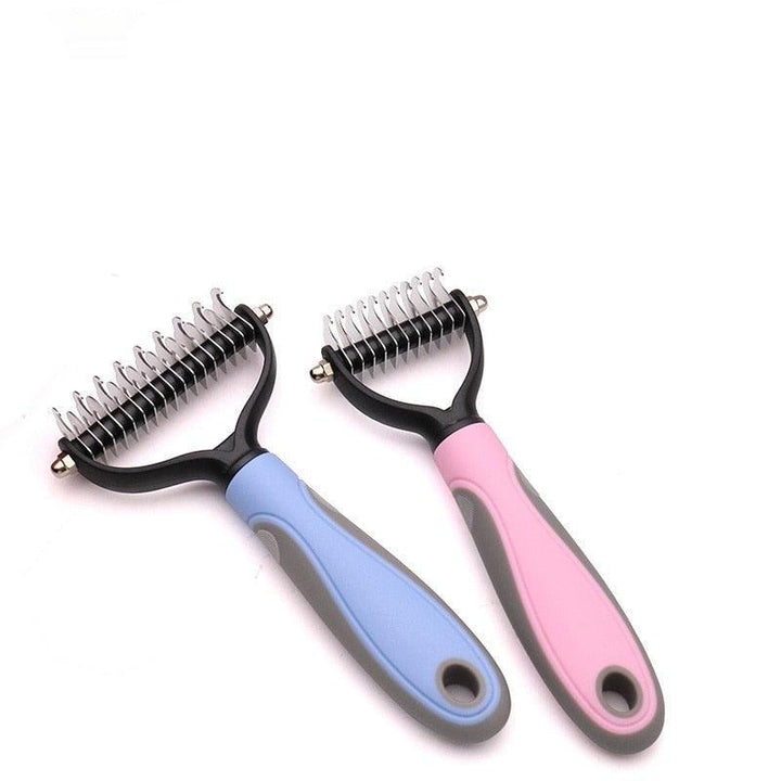 SmoothGroom Double-Sided Pet Grooming Comb-Blue-State of Style