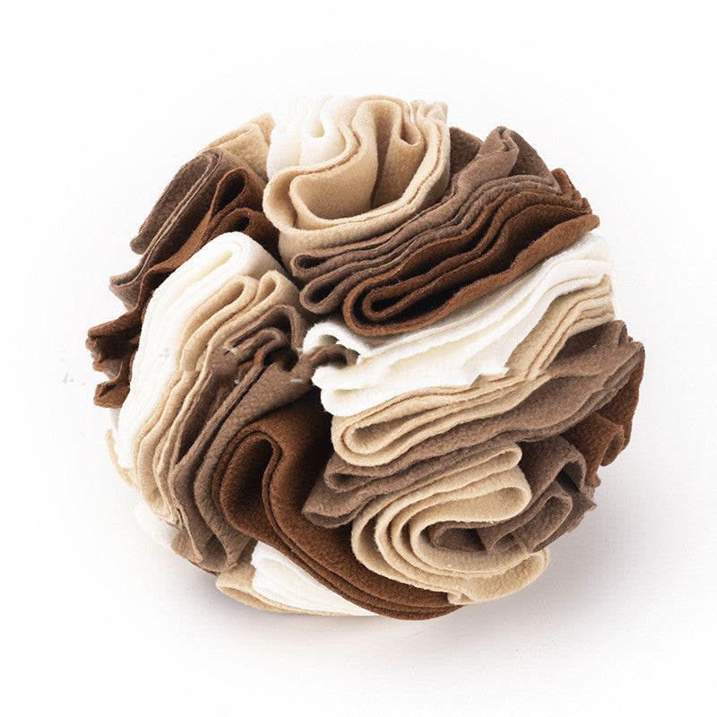 Snuffle Ball for Dogs - PawMaze-Brown-15cm-State of Style
