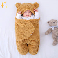 SnuggleNest Baby Sleeping Bag - Soft and Snuggly-Brown-State of Style
