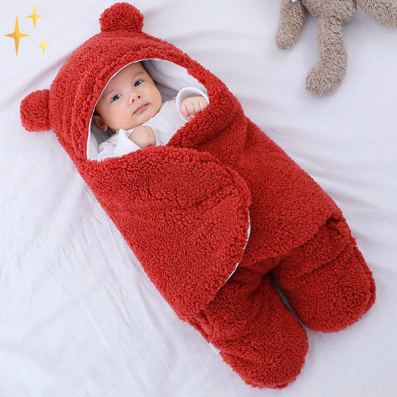 SnuggleNest Baby Sleeping Bag - Soft and Snuggly-Red-State of Style