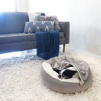 SnuggleNest Dog Cuddle Cave - The Ultimate Comfort for Your Pet-Grey-S (50cm)-State of Style