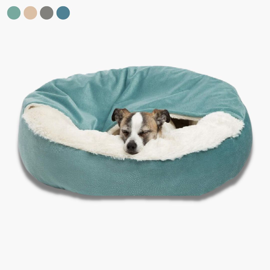 SnuggleNest Dog Cuddle Cave - The Ultimate Comfort for Your Pet-Grey-S (50cm)-State of Style