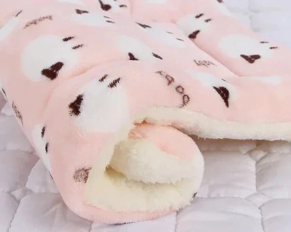 SnuggleSoft Warm Cat Blanket-S-Pink & Sheep-State of Style