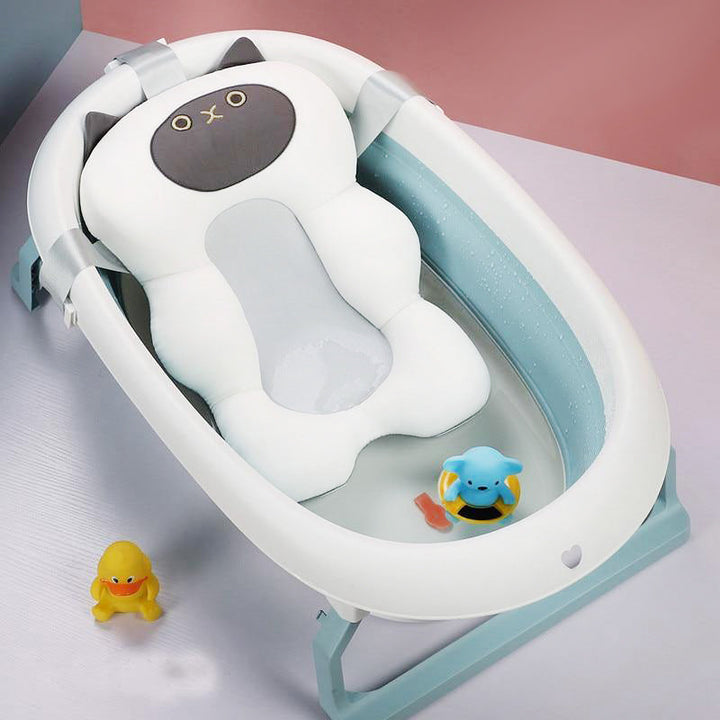 SnuggleSplash Baby Bath Cushion-White Cat-State of Style
