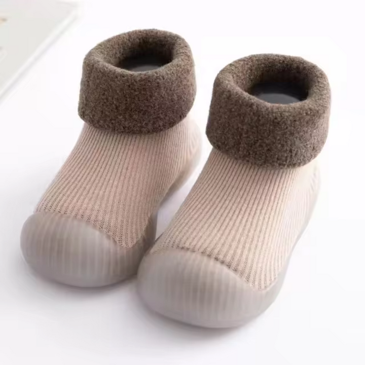 SnugSteps – Comfortable Barefoot Socks for Children-Beige-3-4 (11.5cm)-State of Style