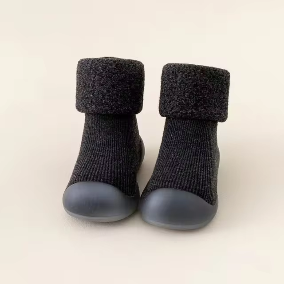 SnugSteps – Comfortable Barefoot Socks for Children-Black-3-4 (11.5cm)-State of Style