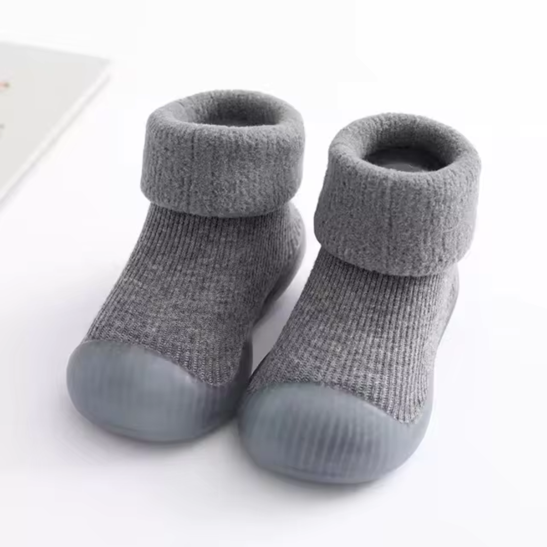 SnugSteps – Comfortable Barefoot Socks for Children-Gray-3-4 (11.5cm)-State of Style