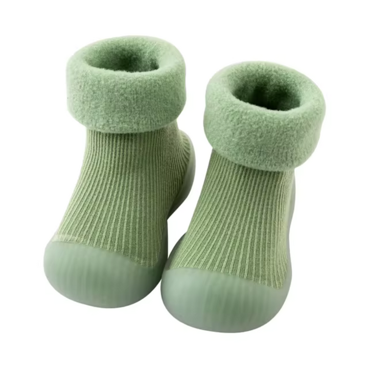 SnugSteps – Comfortable Barefoot Socks for Children-Green-3-4 (11.5cm)-State of Style