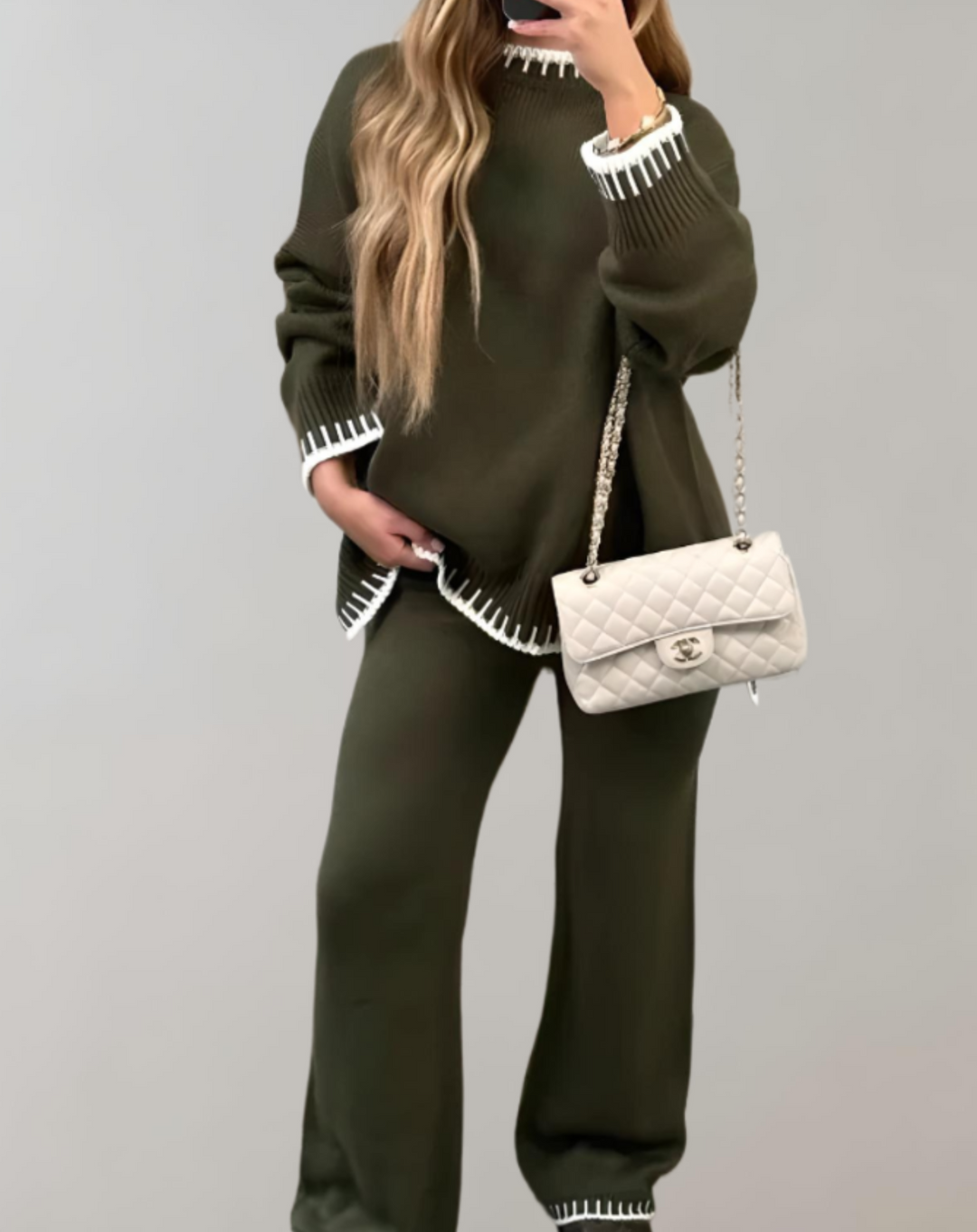 Sofia 2-Piece Women's Clothing Set-Green-S-State of Style