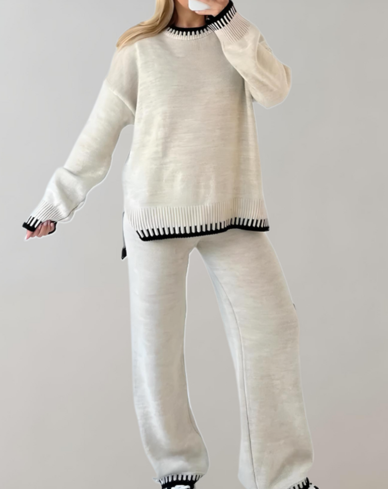 Sofia 2-Piece Women's Clothing Set-White-S-State of Style