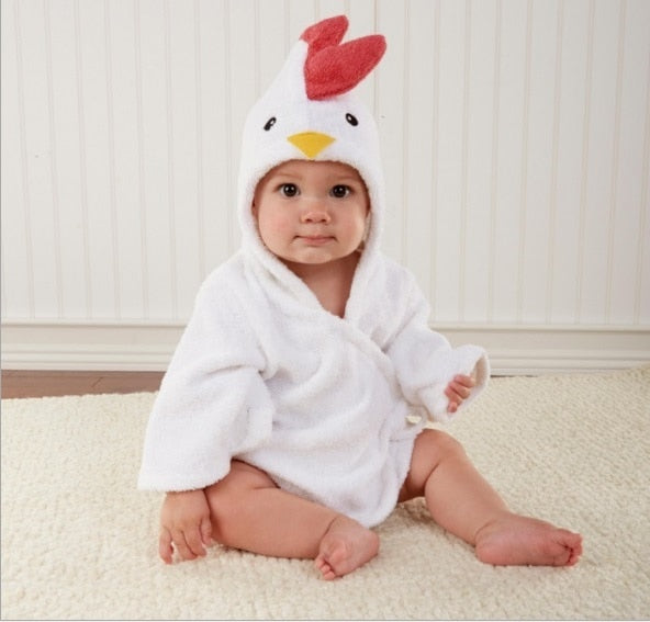 Soft Baby Animal Bathrobe - AnimalHug-Chick-0-1 Year-State of Style