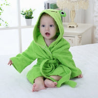 Soft Baby Animal Bathrobe - AnimalHug-Frog-0-1 Year-State of Style