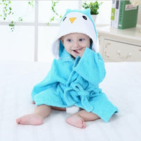 Soft Baby Animal Bathrobe - AnimalHug-Penguin-0-1 Year-State of Style