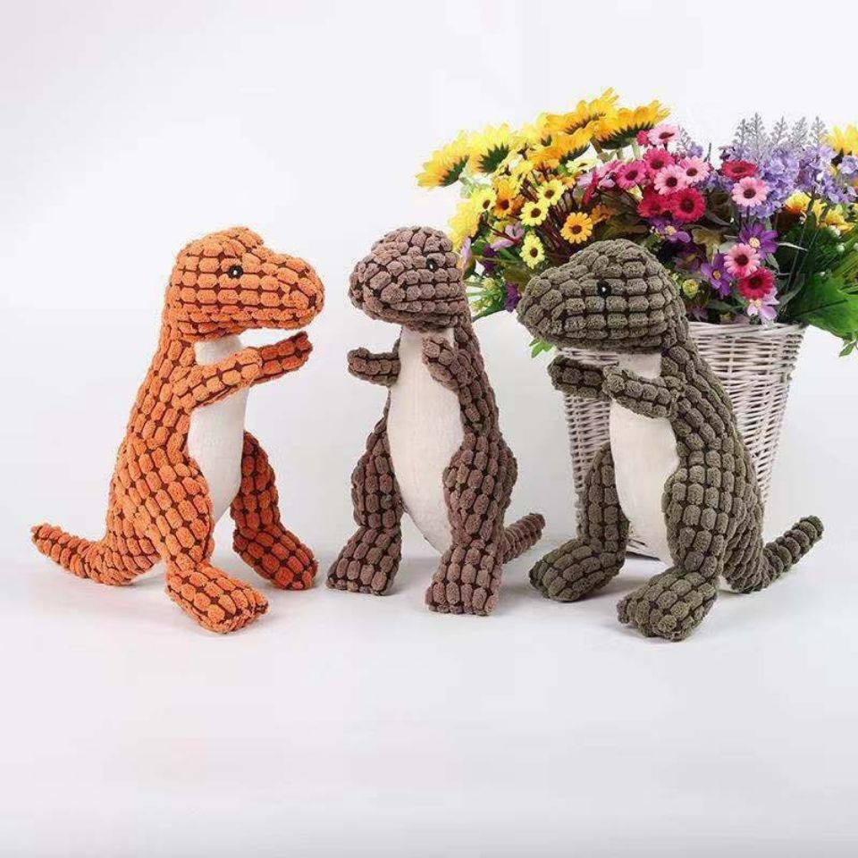 Soft Cuddly Dinosaur for Pets (Buy 1 Get 1 Free) - DinoPal-Green + Green-State of Style