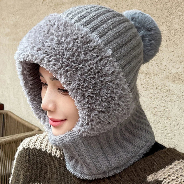 Soft Fleece Winter Hat - Kimberly-Grey-State of Style