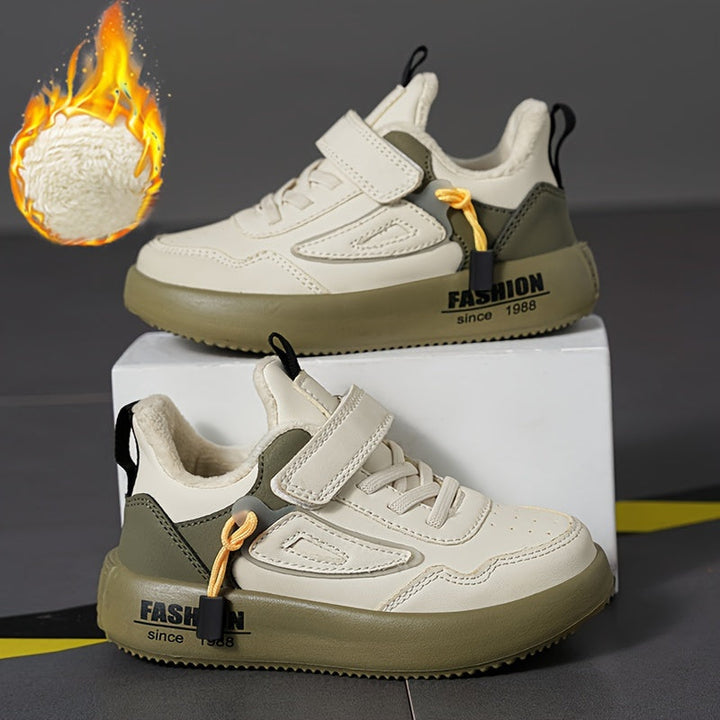 Soft Non-Slip Kids' Sneakers – Milo | For Comfort & Playful Fun Every Day-Beige-9-State of Style