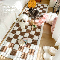 Soft Pet Blanket - CozyCover-Brown/white-70cm X 150cm-State of Style