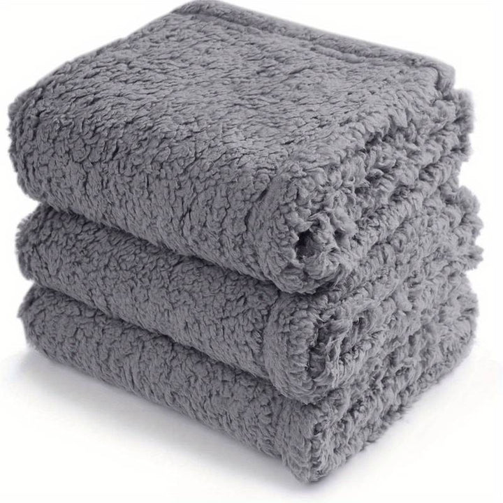 Soft Puppy Blanket - SnuggleFur Fleece-Grey-80 x 100 cm-State of Style