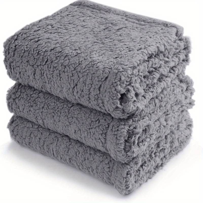 Soft Puppy Blanket - SnuggleFur Fleece-Grey-80 x 100 cm-State of Style