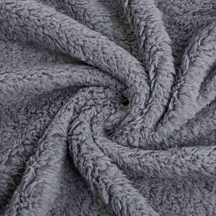 Soft Puppy Blanket - SnuggleFur Fleece-Grey-80 x 100 cm-State of Style