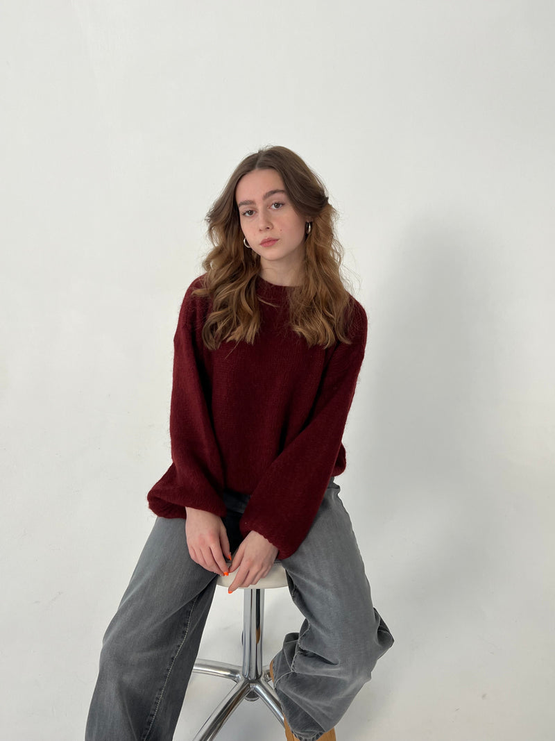 Soft Women's Sweater with Relaxed Fit - Aurena-Blue-XS/S-State of Style