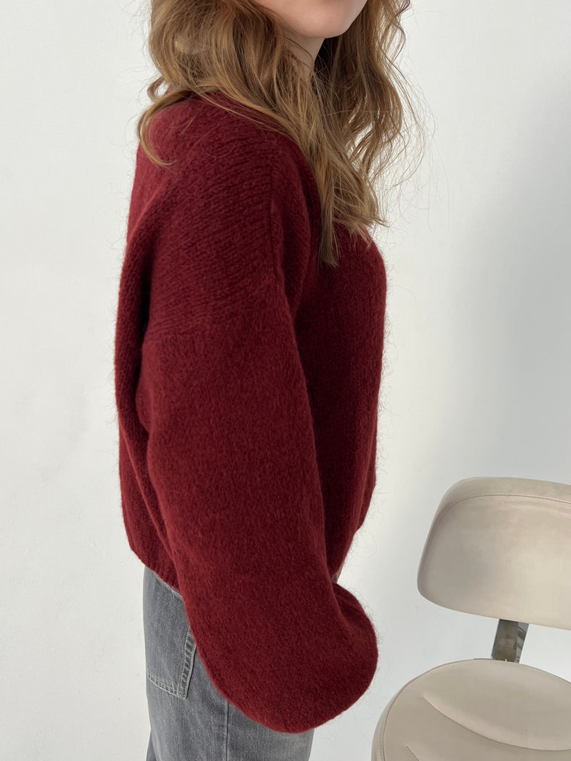 Soft Women's Sweater with Relaxed Fit - Aurena-Blue-XS/S-State of Style