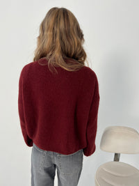 Soft Women's Sweater with Relaxed Fit - Aurena-Blue-XS/S-State of Style