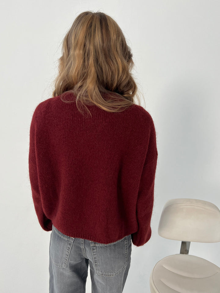 Soft Women's Sweater with Relaxed Fit - Aurena-Blue-XS/S-State of Style