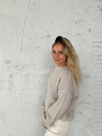 Soft Women's Sweater with Relaxed Fit - Aurena-Blue-XS/S-State of Style