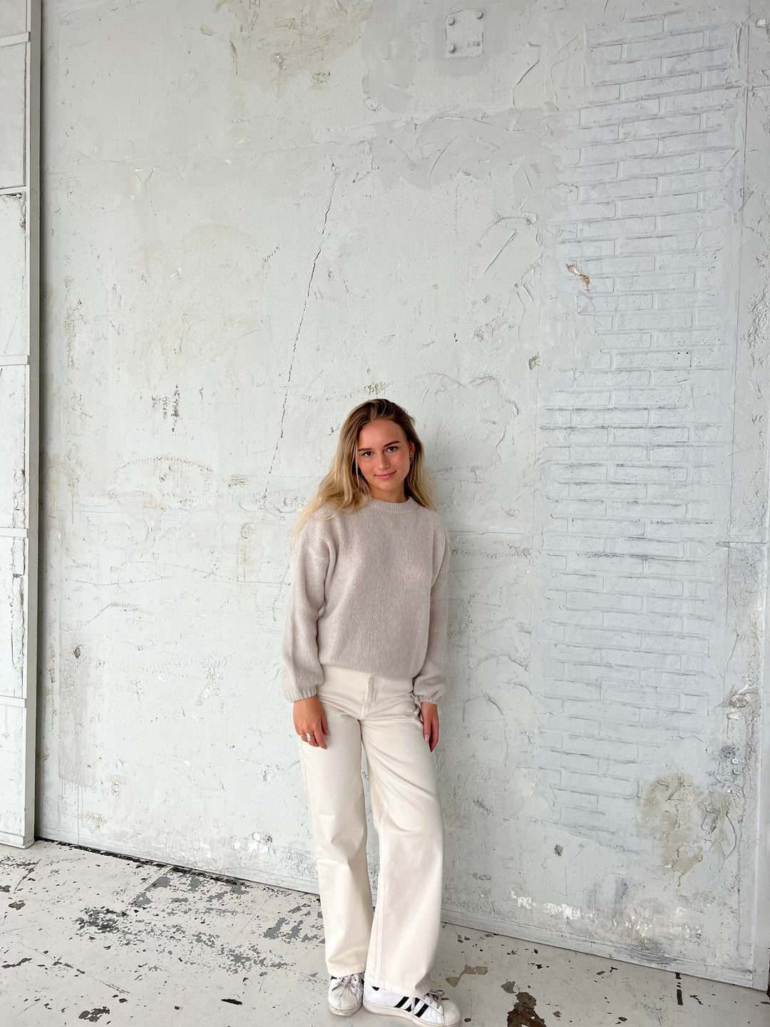 Soft Women's Sweater with Relaxed Fit - Aurena-Blue-XS/S-State of Style
