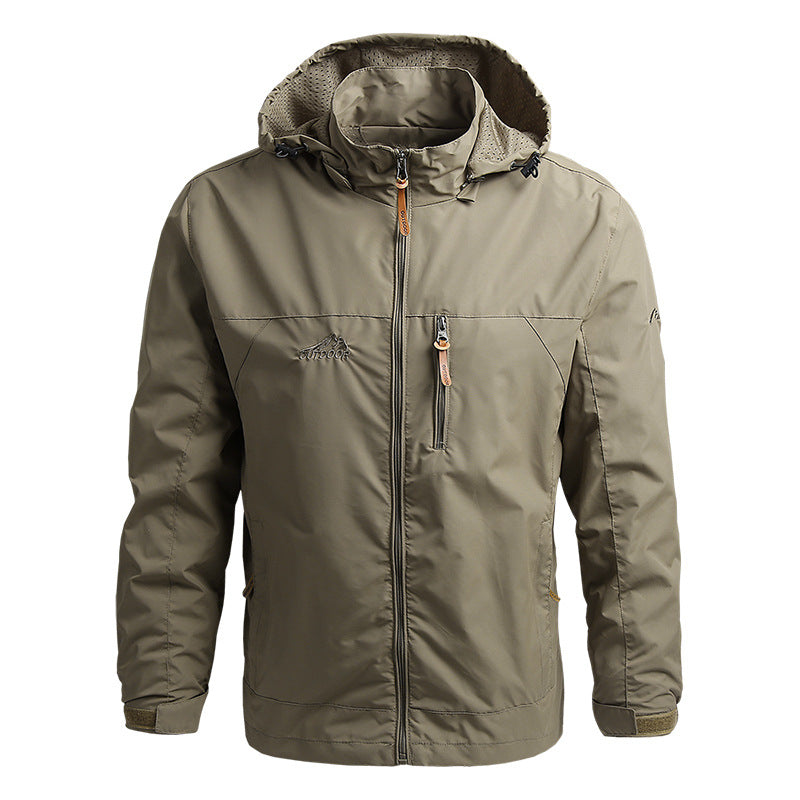 Softshell Jacket Wind- & Waterproof - GentShield-Khaki-S-State of Style