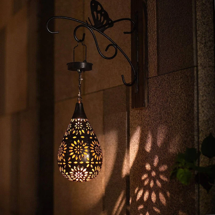 Solar Energy Outdoor Hanging Lamp - LumaBright-State of Style