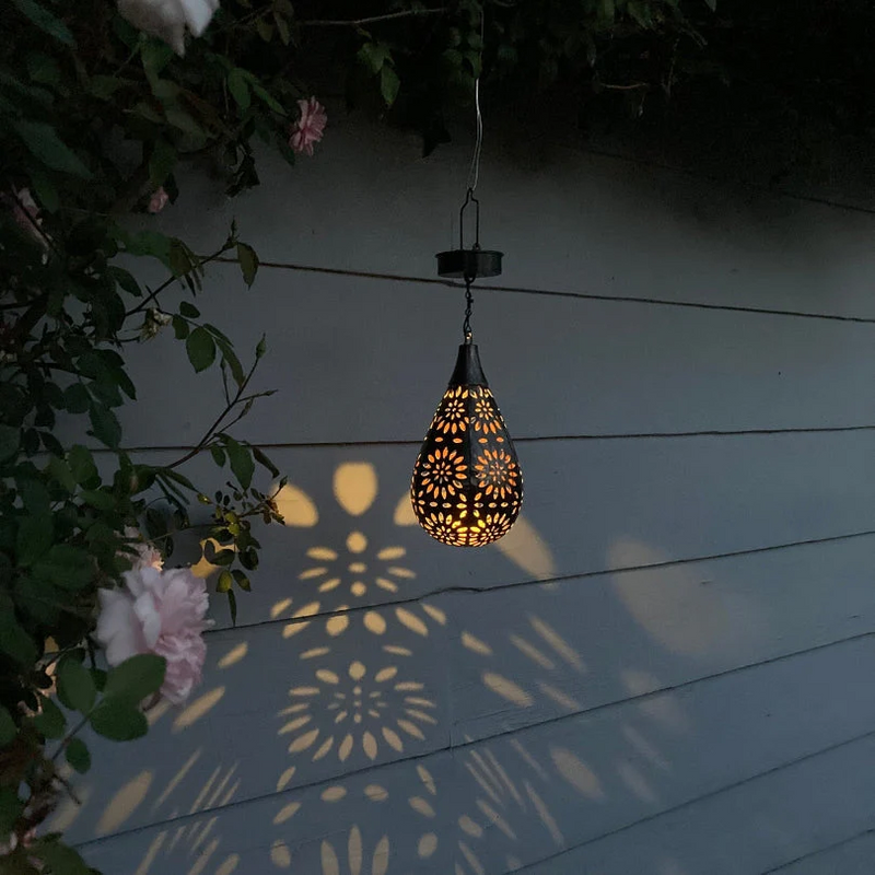 Solar Energy Outdoor Hanging Lamp - LumaBright-State of Style
