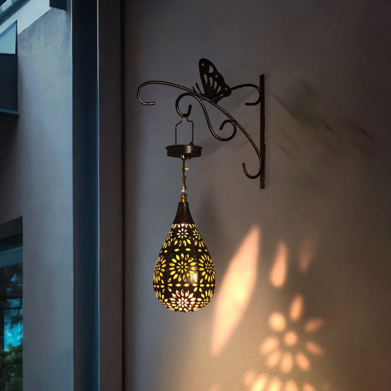 Solar Energy Outdoor Hanging Lamp - LumaBright-State of Style