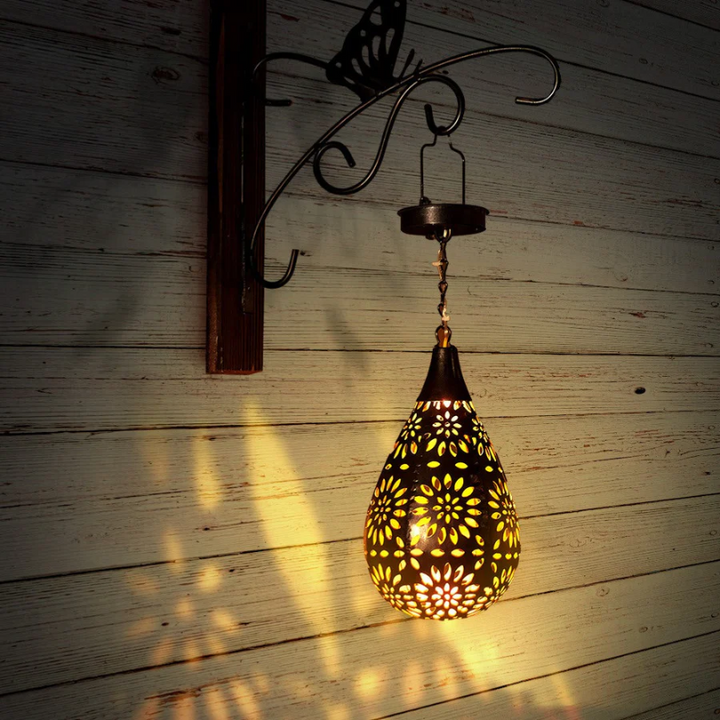 Solar Energy Outdoor Hanging Lamp - LumaBright-State of Style