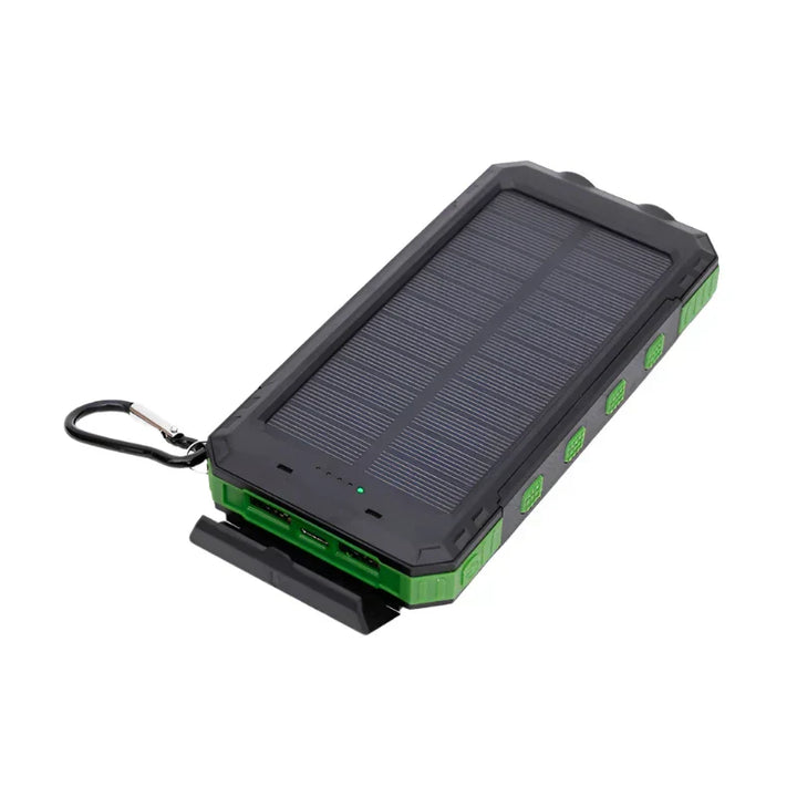 Solar Energy Power Bank with Flashlight - SolarCharge Pro-Green-5000 mAh-State of Style