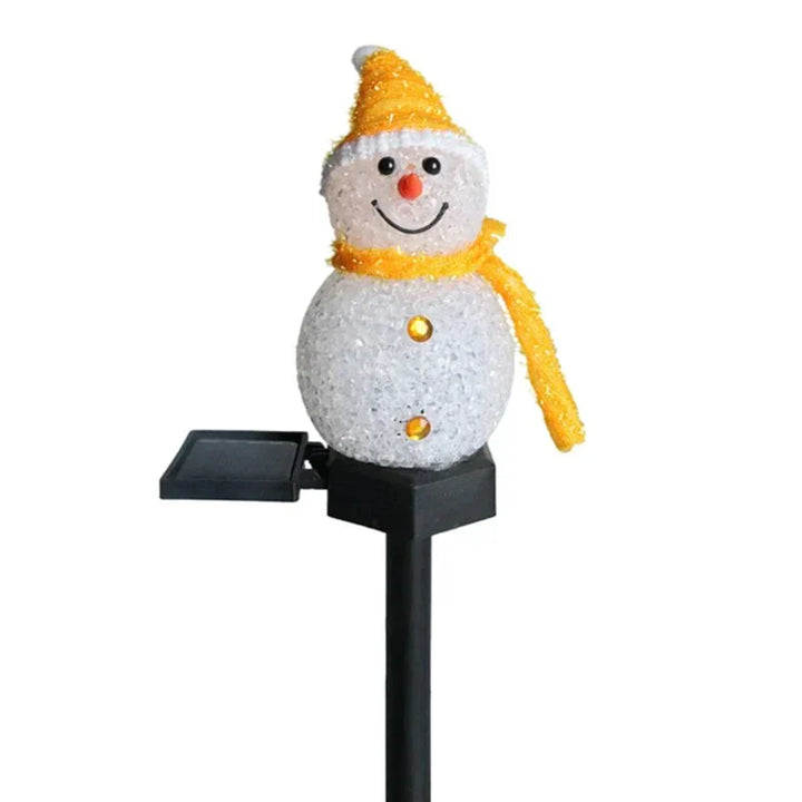 Solar Energy Snowman Lamp - SolarSnow-Orange (1+1 Free)-State of Style