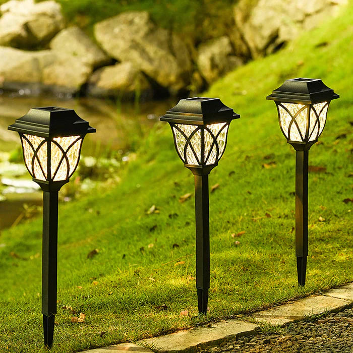 Solar Garden Lighting with Natural Enchantment - LunaGlow-White-B 300MAH-State of Style