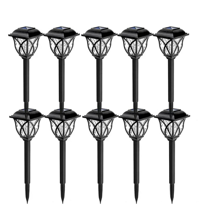 Solar Garden Lighting with Natural Enchantment - LunaGlow-White-B 300MAH-State of Style