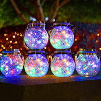 Solar Mason Jar Lamp-RGB-Set of 2-State of Style