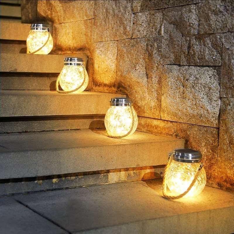 Solar Mason Jar Lamp-RGB-Set of 2-State of Style