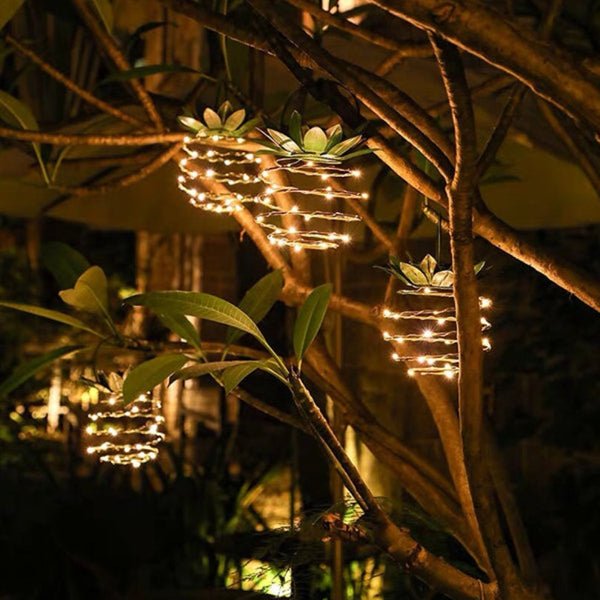 Solar Pineapple Light - SolarPine-State of Style