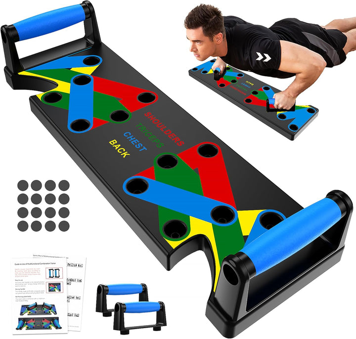 Solid Push-Up Board: Multifunctional Home Training Device-Multicoloured 1-State of Style