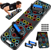 Solid Push-Up Board: Multifunctional Home Training Device-Multicoloured 2-State of Style