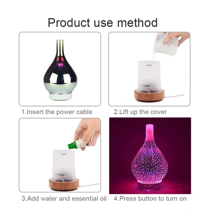Soothing and Atmospheric Aroma Diffuser - AuroraGlow-State of Style