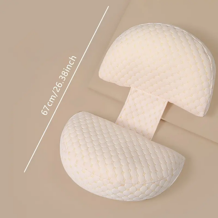 Soothing Sleep with Fae – Pregnancy Pillow with Double Support-Beige-State of Style
