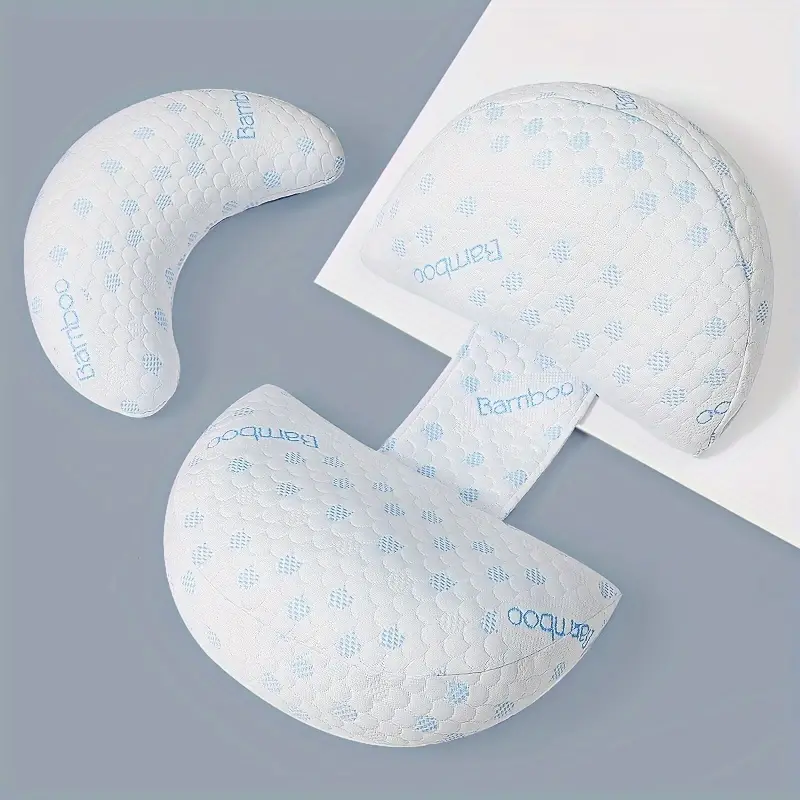 Soothing Sleep with Fae – Pregnancy Pillow with Double Support-Light blue-State of Style